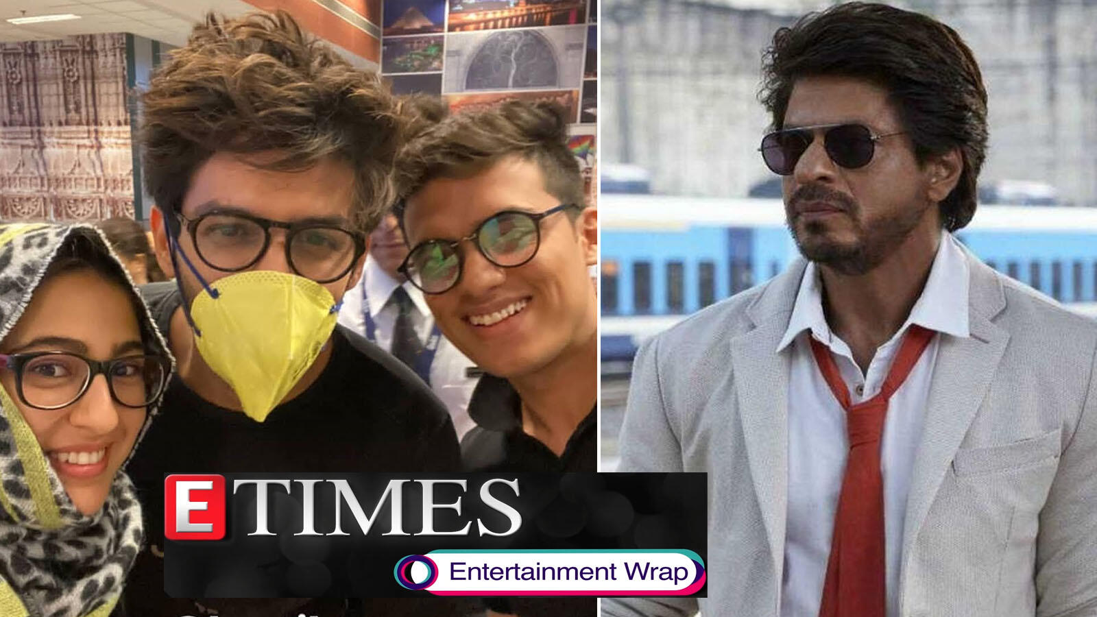 Kartik Aaryan wears mask in a selfie with Sara Ali Khan and a fan; Shah ...