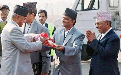 Nepal President arrives in Delhi