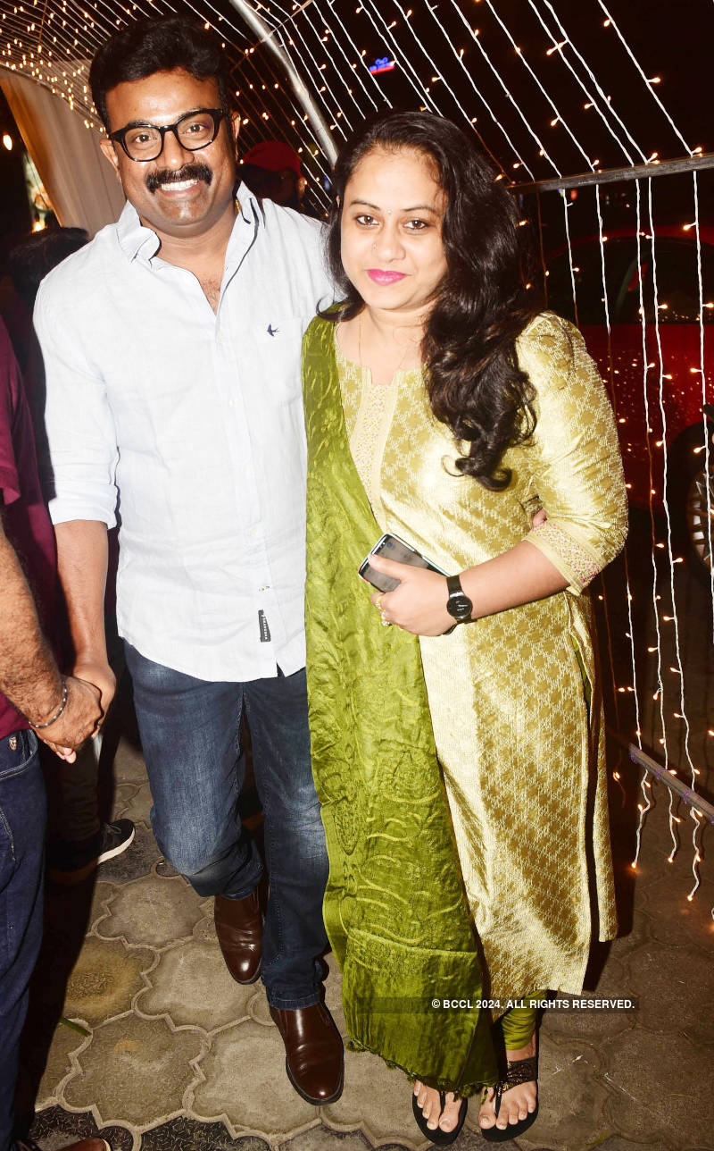 Celebs grace the wedding reception of Vishnu Unnikrishnan and Aishwarya ...