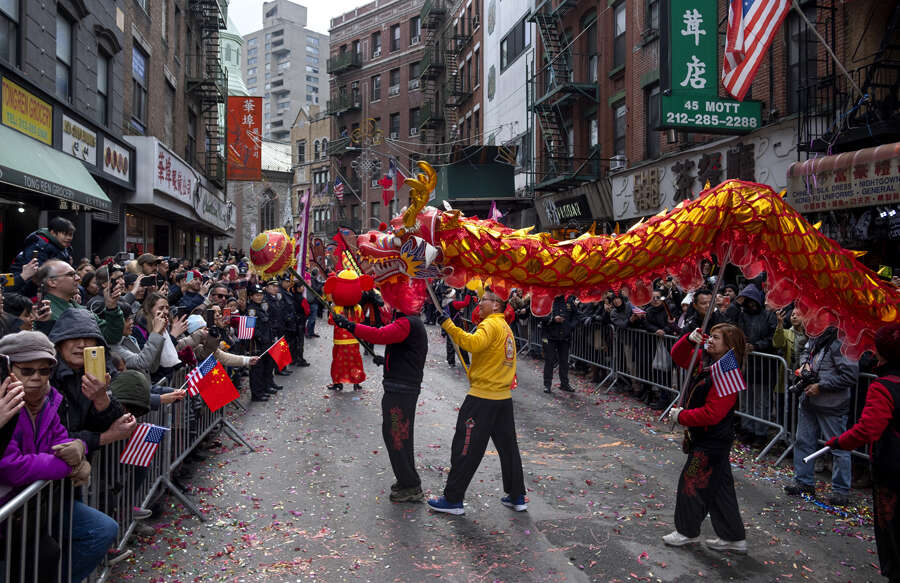 NYC Lunar New Year parade showcases support for China
