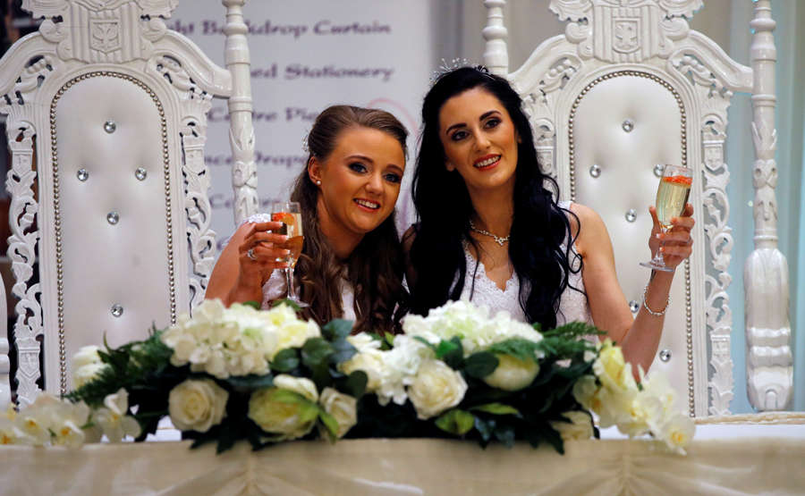 Stunning pictures from the first same-sex marriage in Northern Ireland