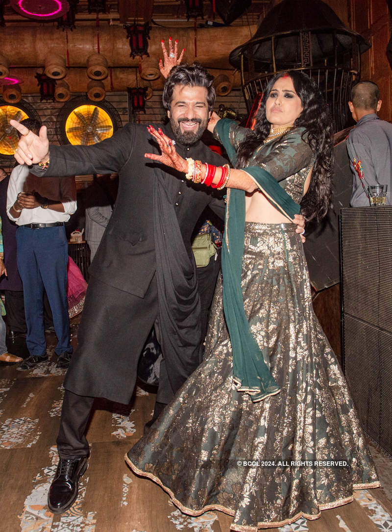 Inside pictures from Kamya Panjabi and Shalabh Dang’s starry wedding reception party
