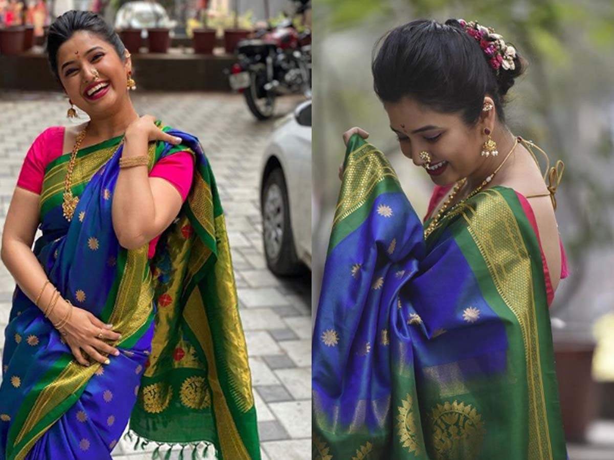 Photos: Prajakta Mali looks beautiful as she decks up in a ...
