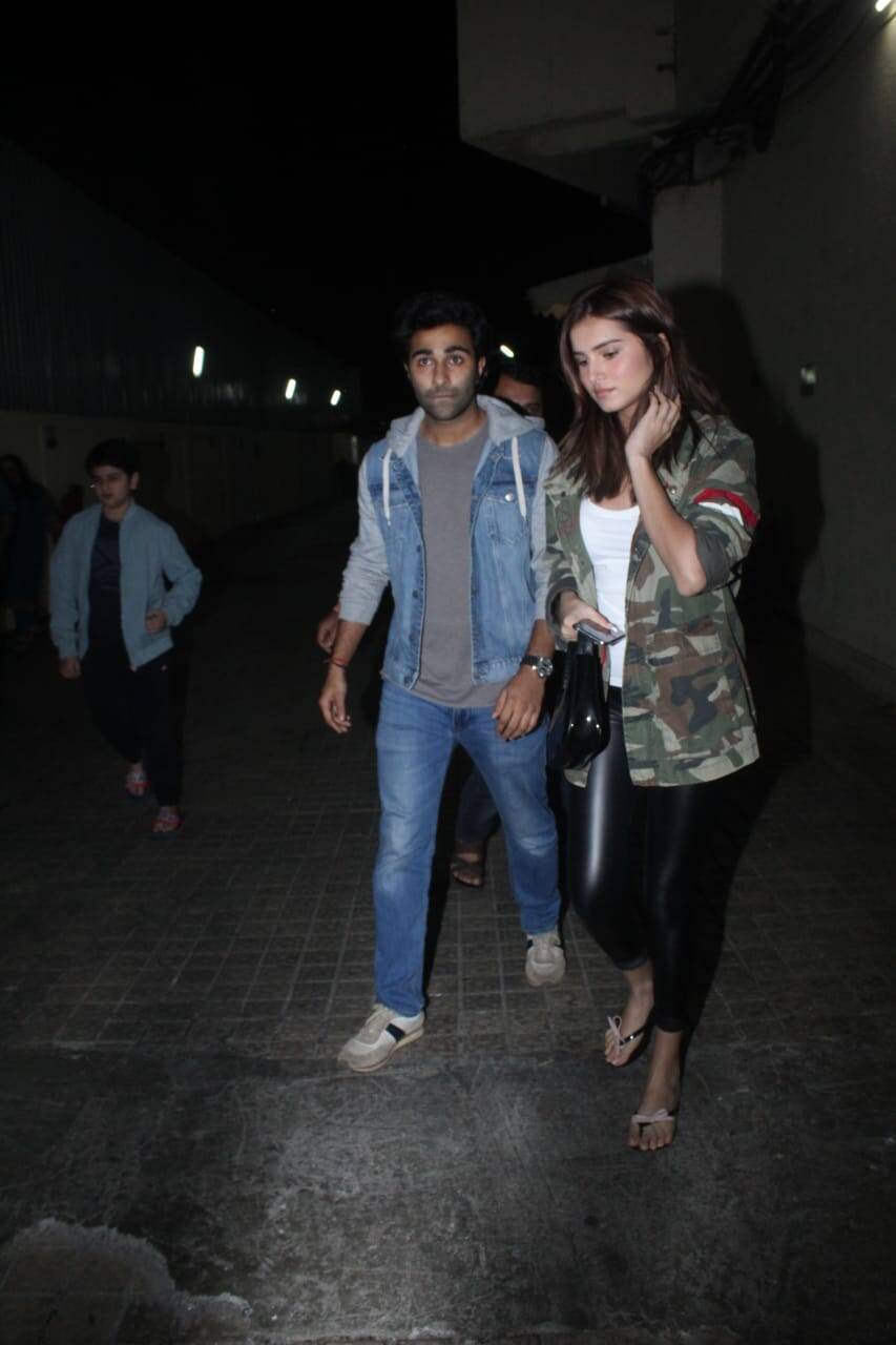 Photos: Tara Sutaria and Aadar Jain go out on a movie date in the city ...