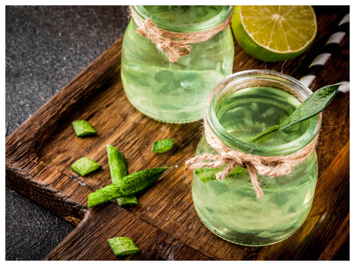 Aloe vera shop juice making