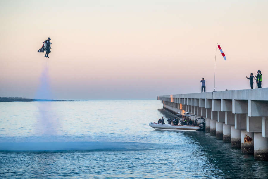 In pics: 'Jetman' soars above Dubai in Iron Man-style