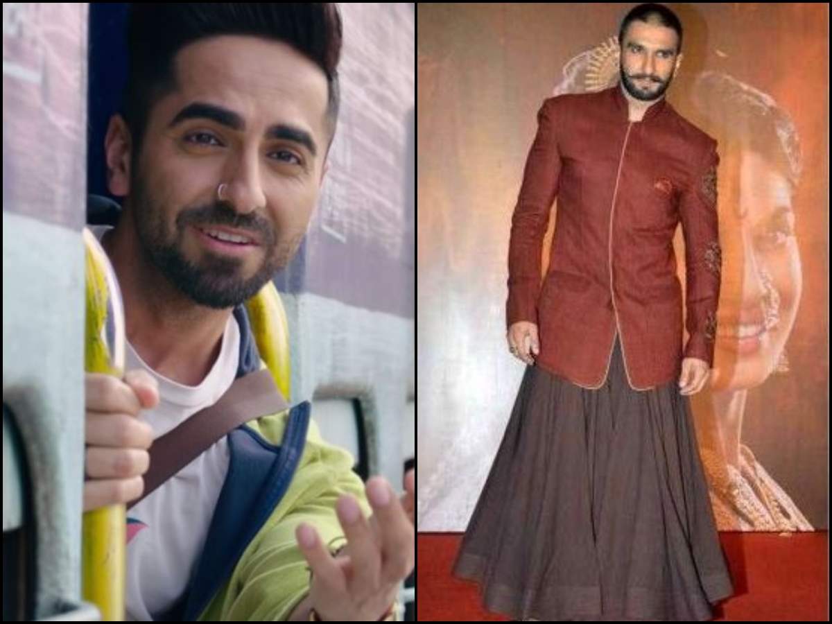 Ayushmann Khuranna goes Ranveer Singh With His Clothing Choice