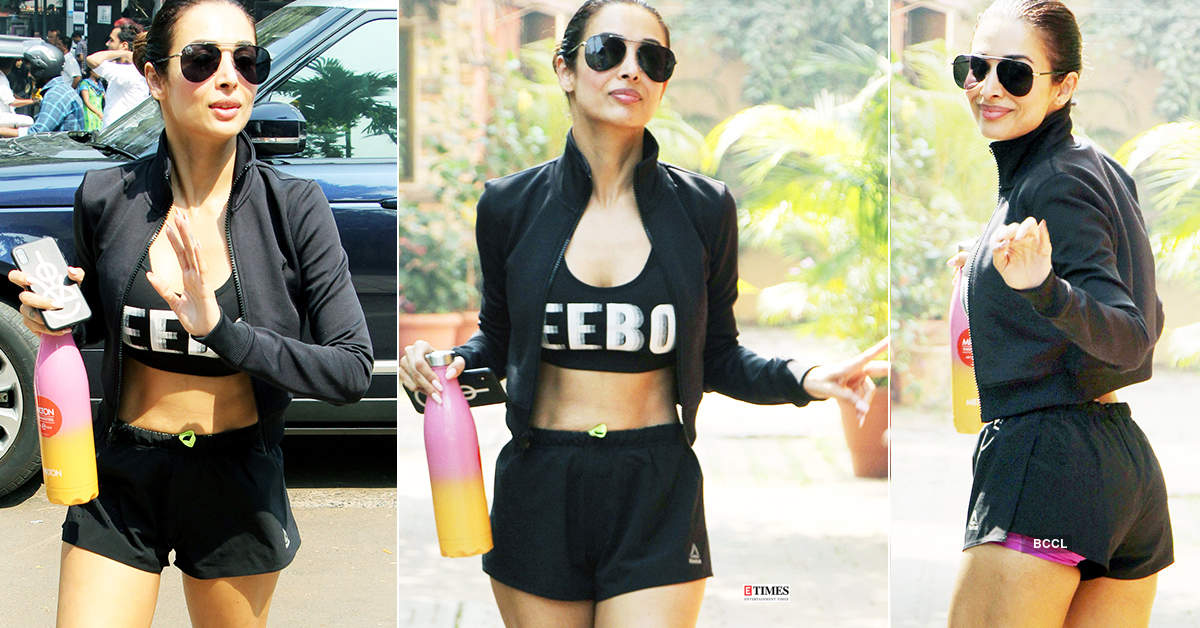 Malaika Arora drops head-turning pictures in multi-tiered dress