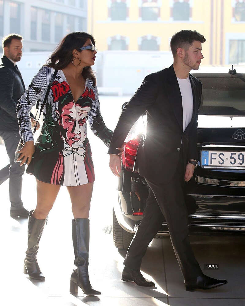 Guess The Price! Priyanka Chopra's dracula-print Moschino dress will make you swoon