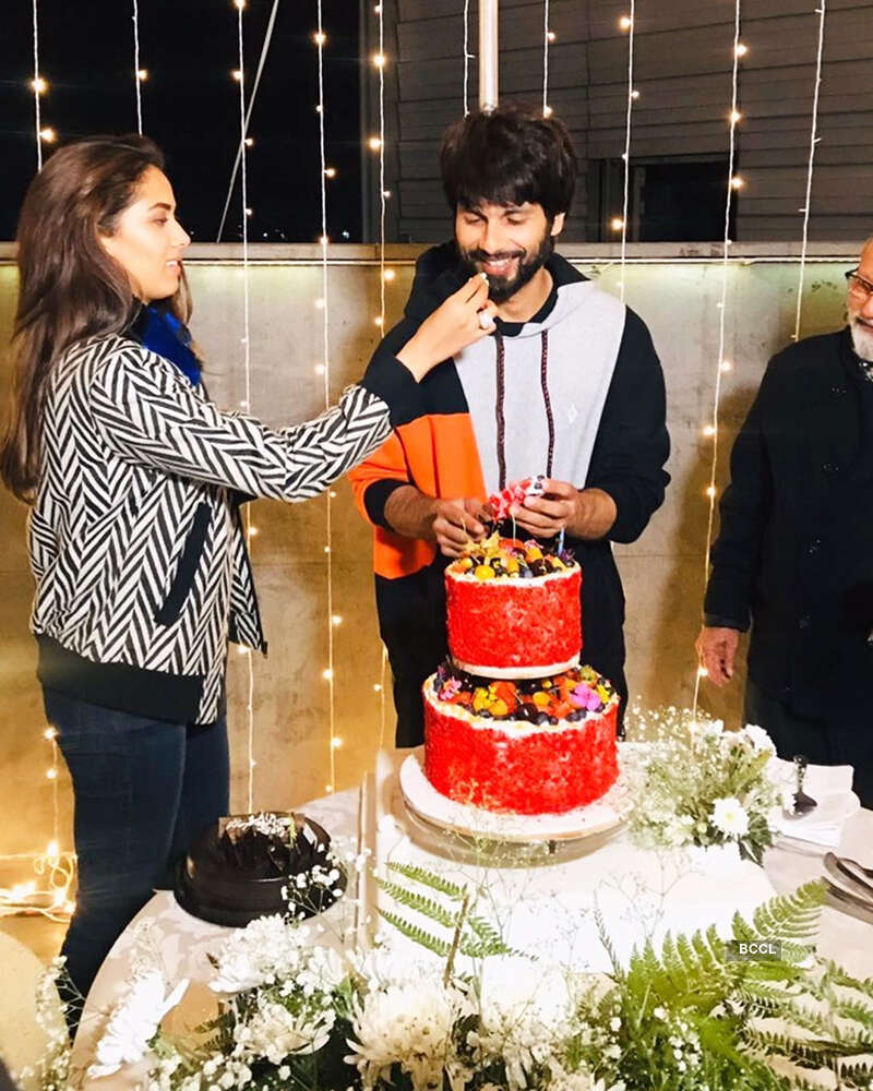 Shahid Kapoor's birthday celebration