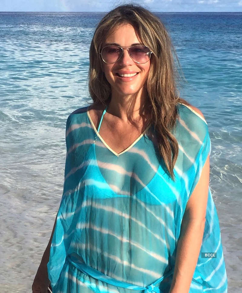 Alluring pictures of Elizabeth Hurley are sweeping the internet