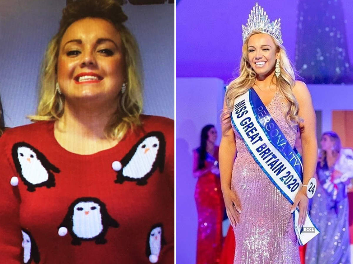 Woman dumped for being ‘too fat’ wins Miss Great Britain 2020 after her stunning transformation