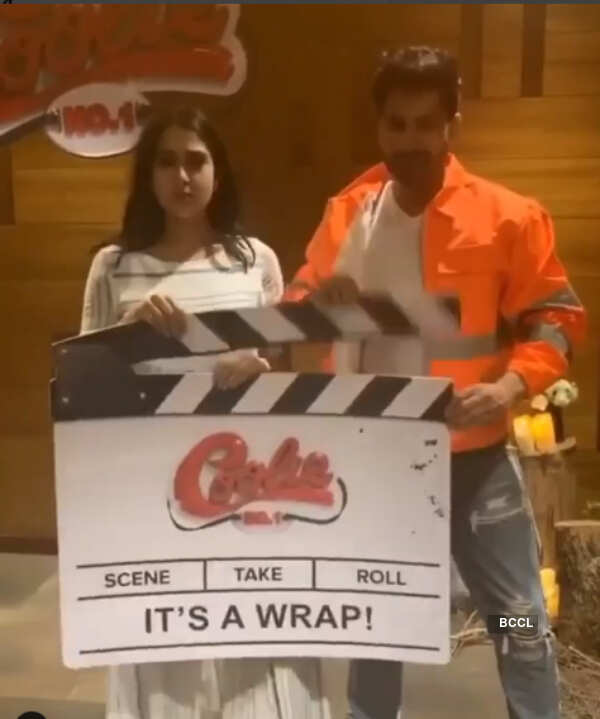 Coolie No 1 wrap-up party photos