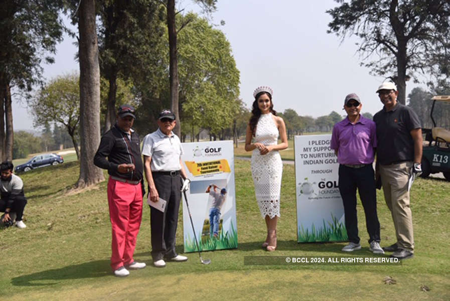 Neha Jaiswal attends a charity golf event