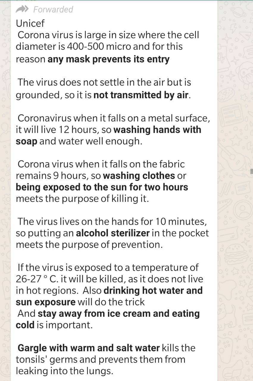 Alert Do Not Believe These Coronavirus Whatsapp Messages And Forwards Times Of India