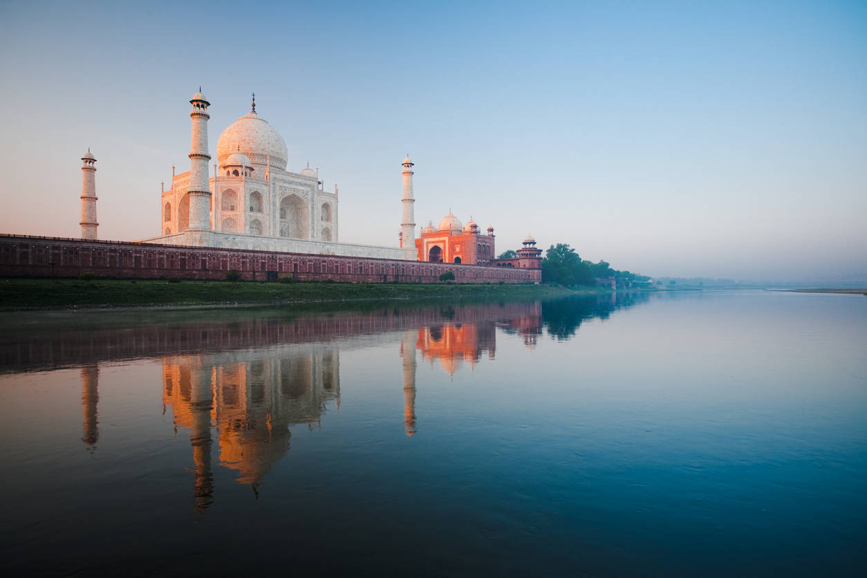 sfondo del Taj Mahal per il desktop