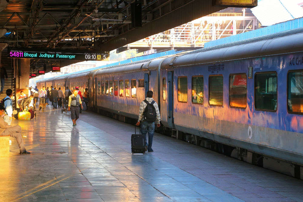 indian railway platform