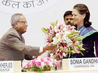 Sonia Gandhi at 'Swabhimaan' launch