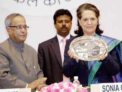 Sonia Gandhi at 'Swabhimaan' launch