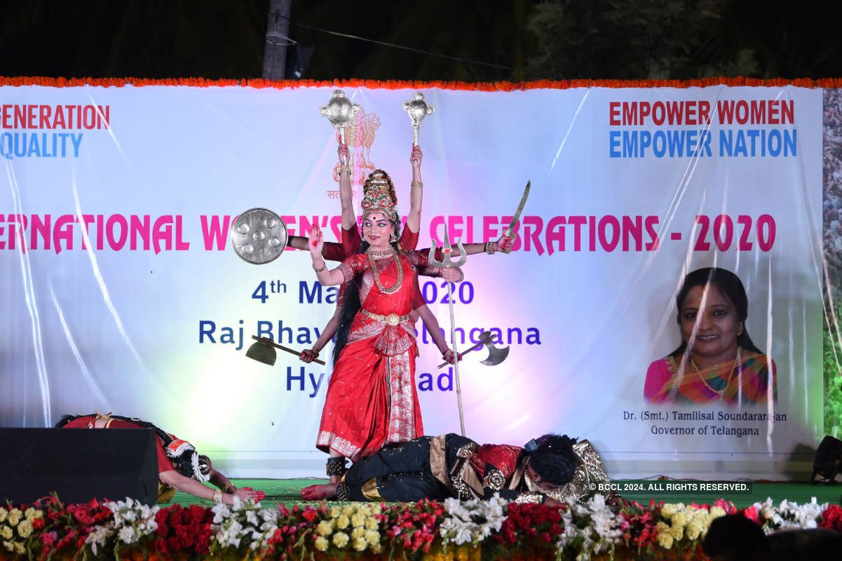 Telangana governor participates in Women's Day celebrations