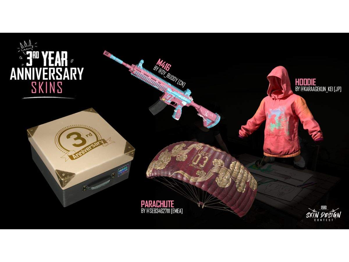 Pubg Pubg Is Giving Free Skins On Its Third Anniversary Gadgets Now