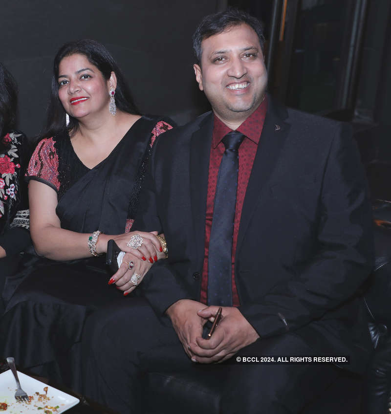 Anuj Gupta and Kirti's wedding anniversary party