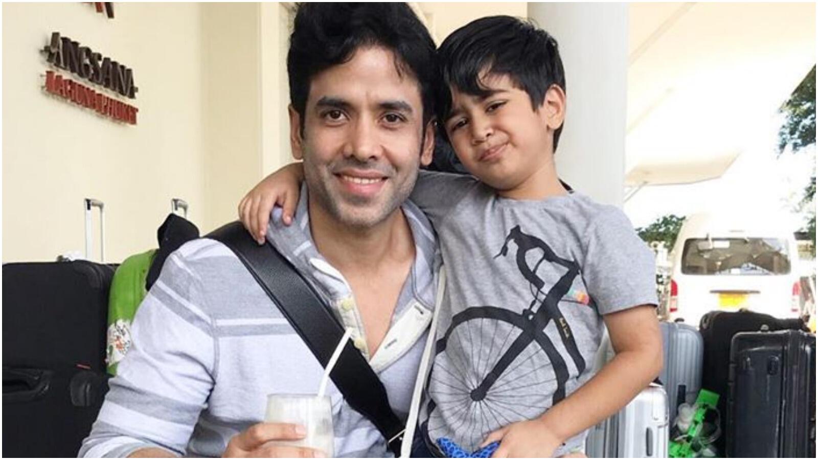 How Tusshar keeps his son engaged