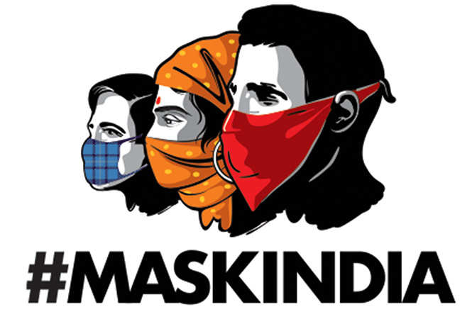 To stay safe in the fight against COVID-19, wear a mask, India ...