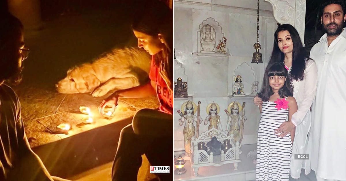 Unmissable pictures of celebrities, who lit the lamp & supported PM Modi's agenda