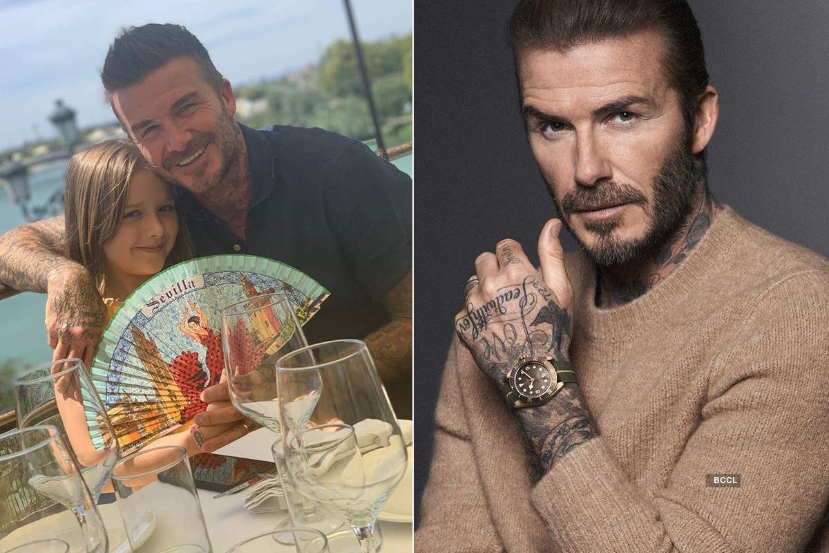 David Beckham takes daughter Harper on Easter egg hunt amid COVID-19 lockdown