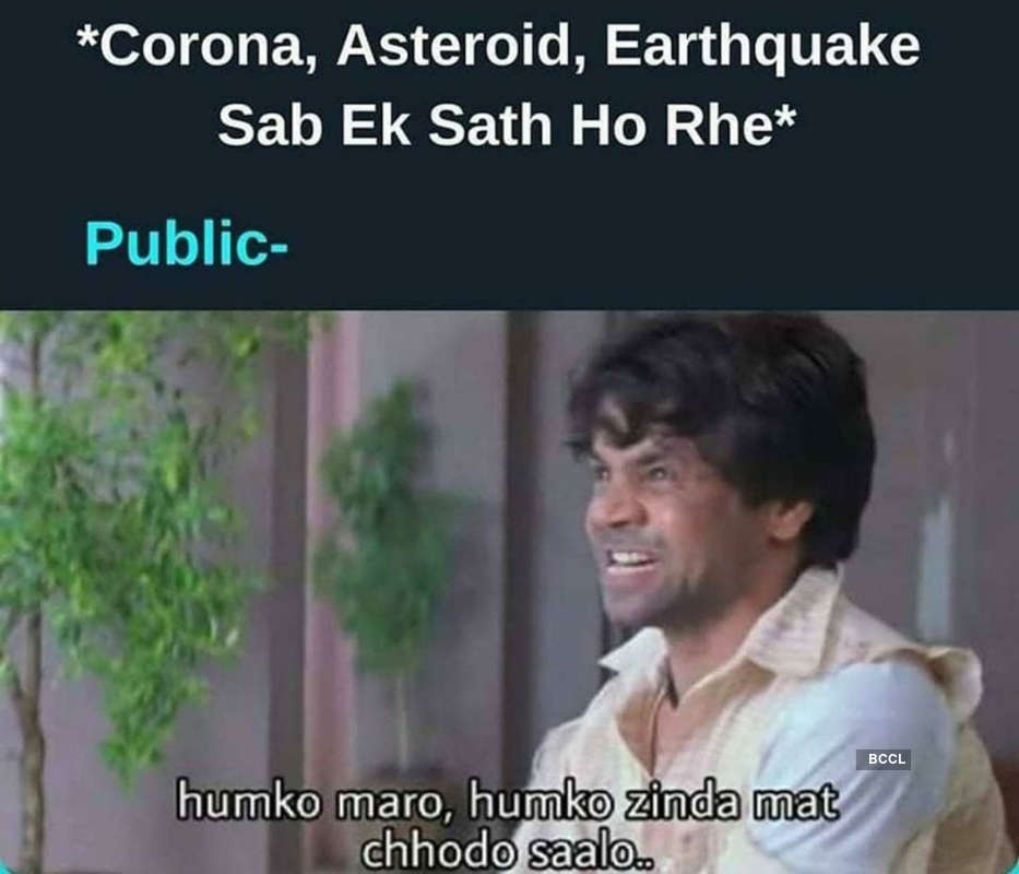 Social media gets flooded with hilarious memes after Earthquake trembles Delhi for the second time!