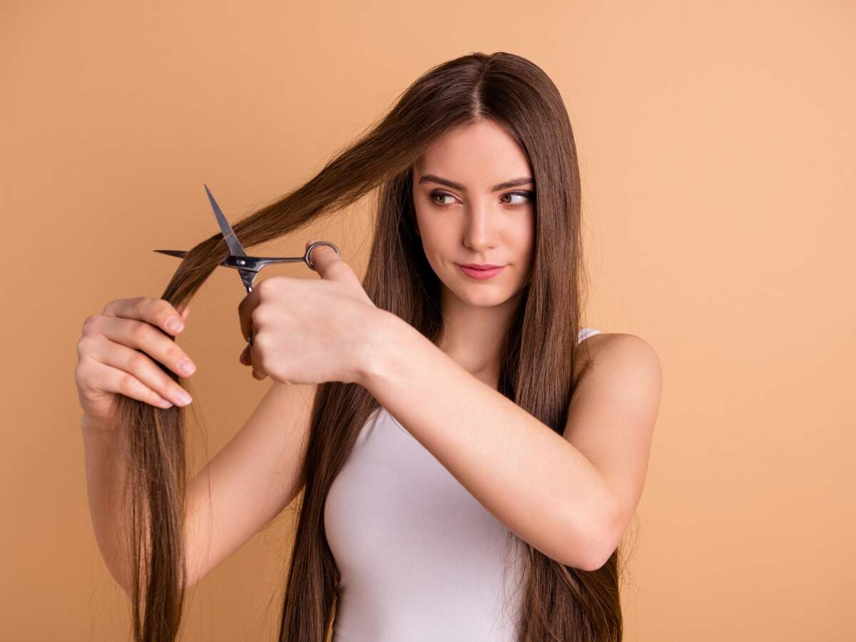 razor cut hair at home