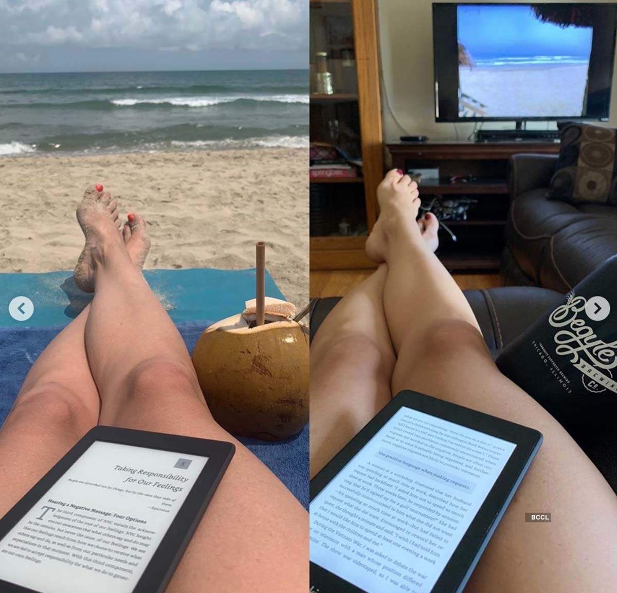 Hilarious pictures of people taking up #QuarantineTravelChallenge to recreate their holidays at home