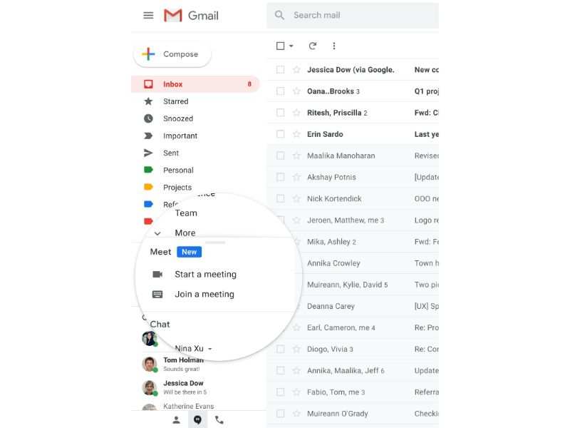 Join Google Meet Via Gmail How To Join Or Host A Google Meet Call Via Gmail Gadgets Now