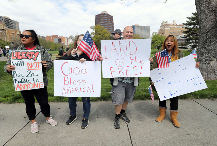 Protest erupts against coronavirus lockdown in America