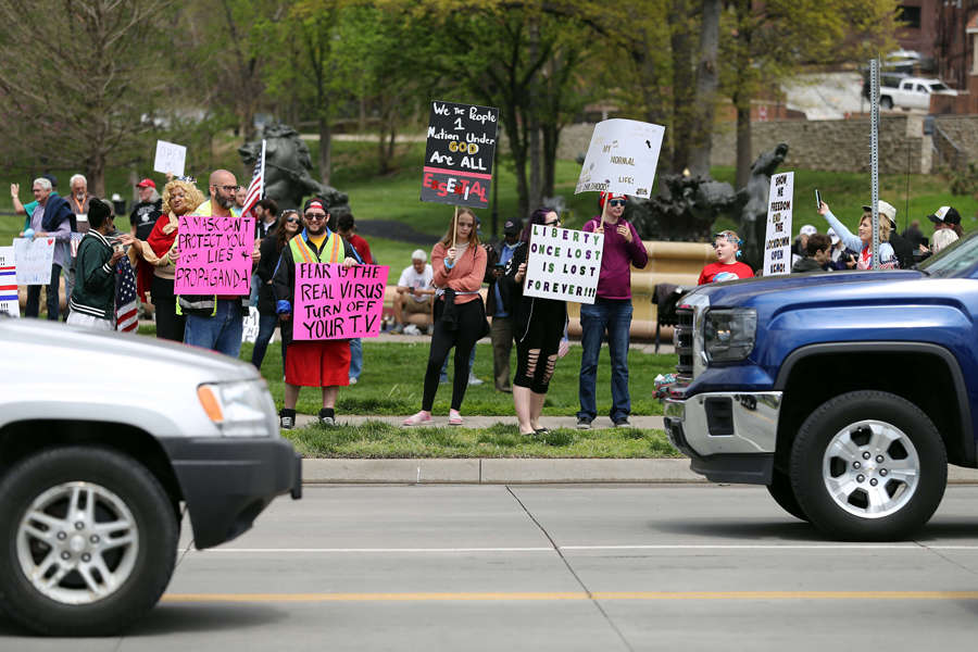 Protest erupts against coronavirus lockdown in America