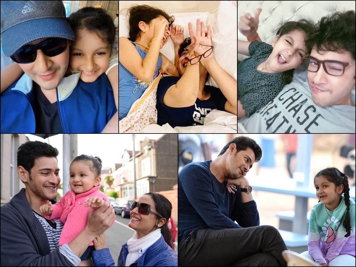 Daddy Goals! Mahesh Babu's cute moments with daughter Sitara will get rid  of your quarantine blues | The Times of India