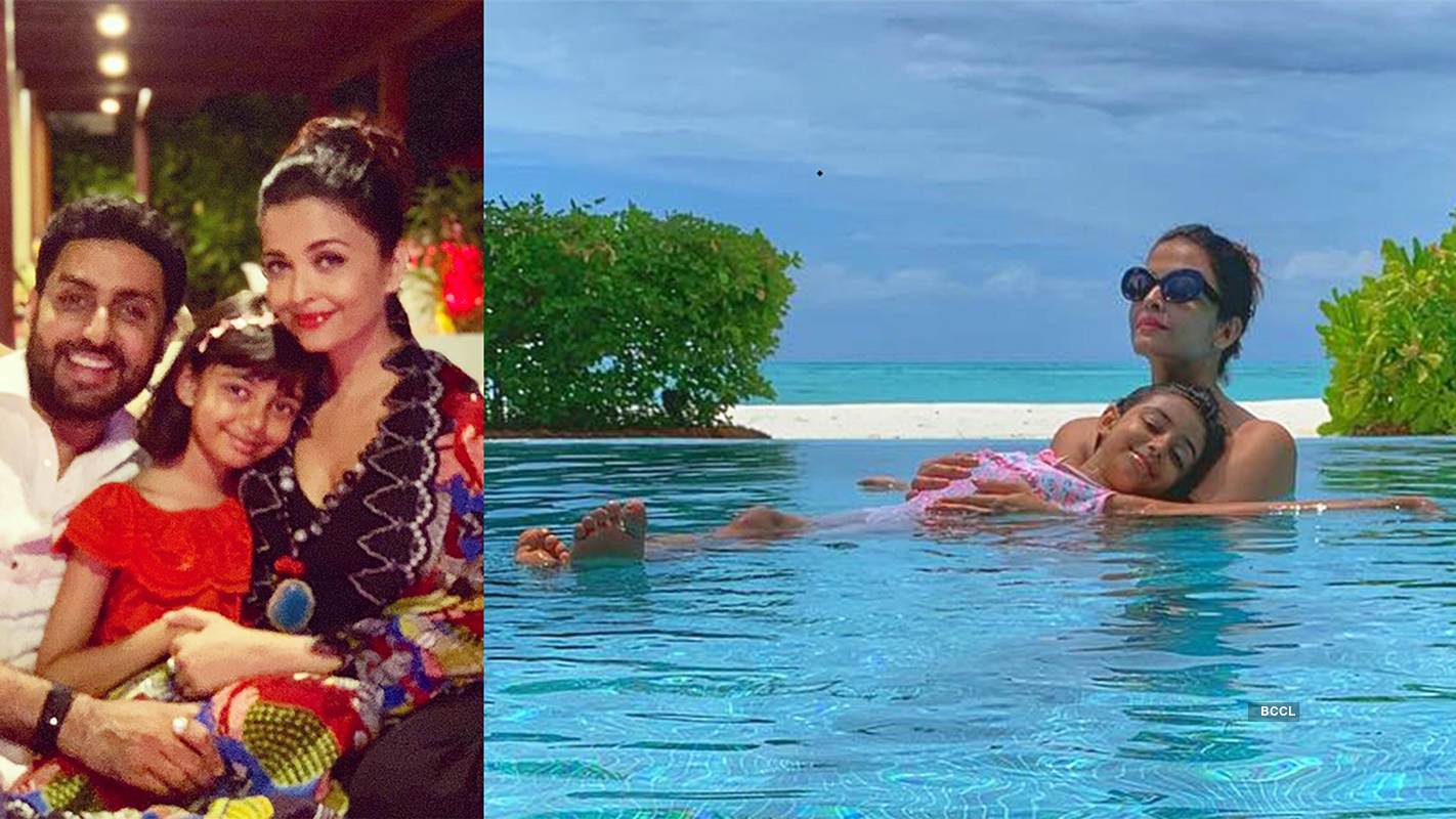 These throwback vacation pictures of Aishwarya Rai & Abhishek Bachchan with family go viral…