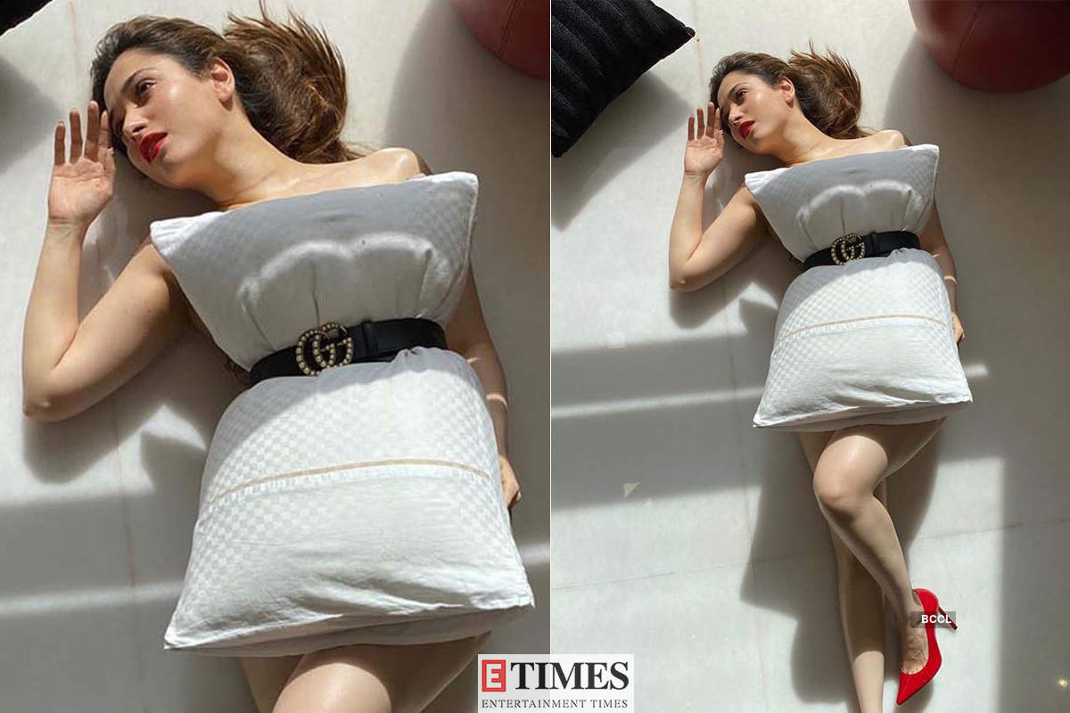 Tamannaah looks drop dead gorgeous in her quarantine pillow challenge picture