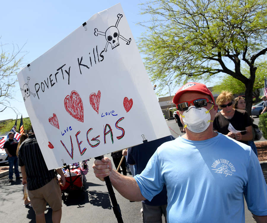 Protest erupts against coronavirus lockdown in America