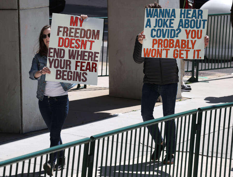 Protest erupts against coronavirus lockdown in America