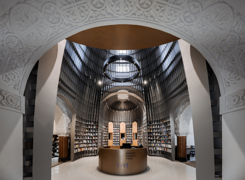A stunning old church now houses a bookshop in Shanghai