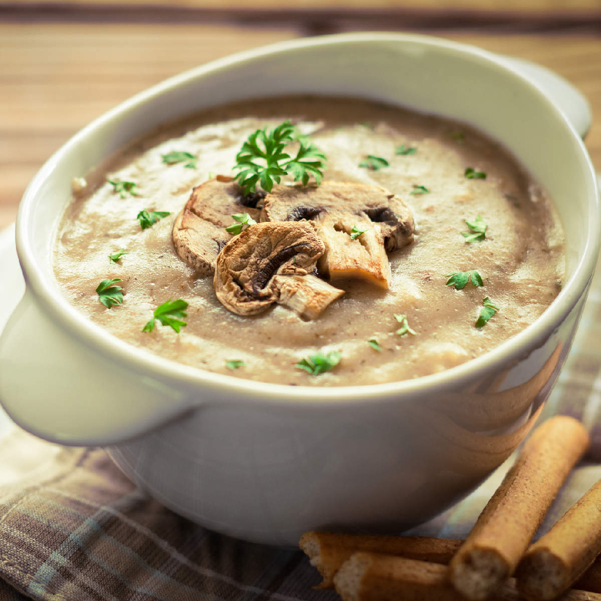 Gluten free cream of mushroom soup: BusinessHAB.com