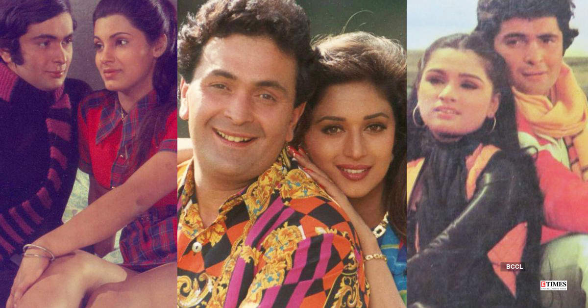 Unmissable pictures of Bollywood’s heartthrob Rishi Kapoor with his leading ladies
