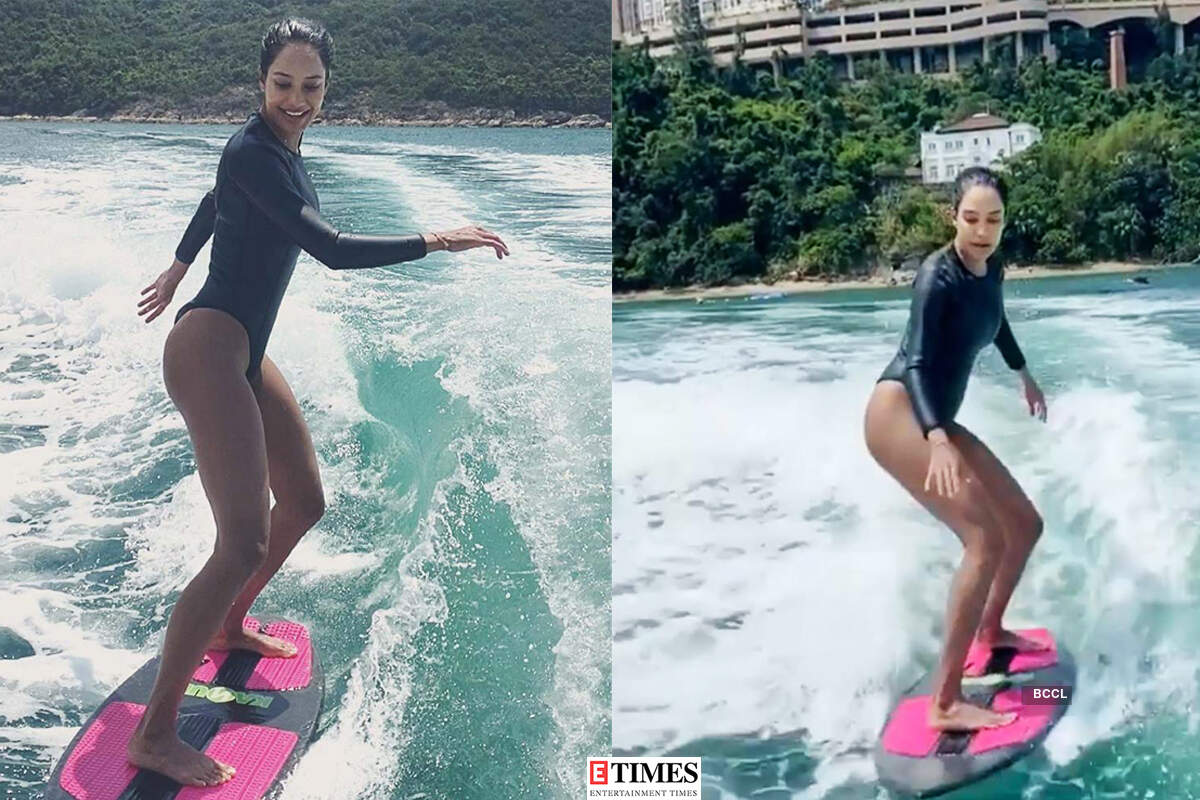 Lisa Haydon looks stunning in this surfing picture post childbirth