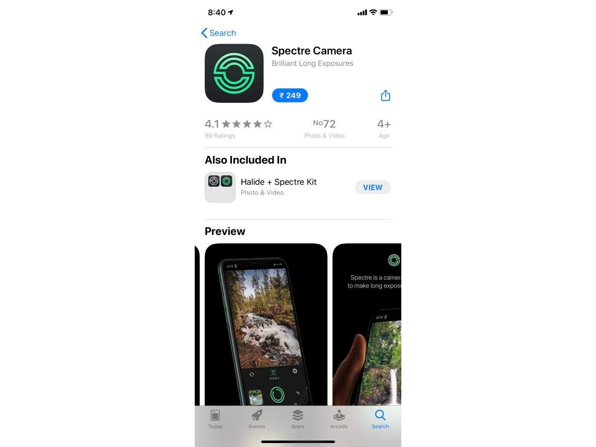 Spectre (available only on iOS): Can make people disappear from images, remove traffic from a picture and more