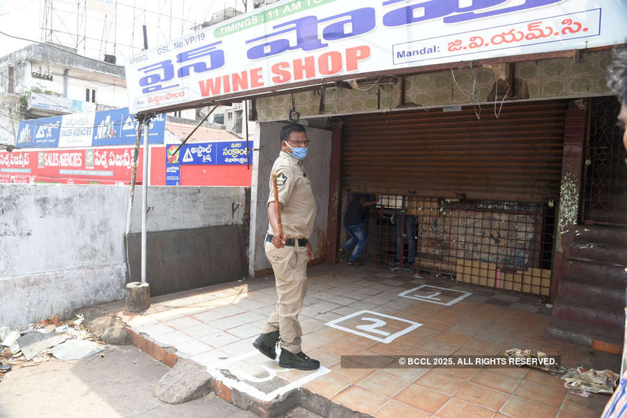 In pics: Long queues outside liquor shops as govt relaxes lockdown