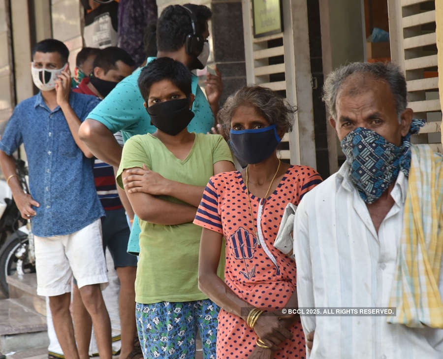 In pics: Long queues outside liquor shops as govt relaxes lockdown