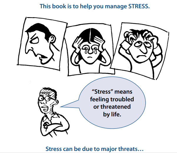 Dealing with stress (Credits: WHO)