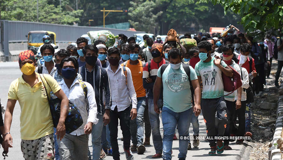 Coronavirus lockdown: Stranded migrant workers are heading home